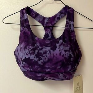 Athleta NWT Purple sports bra, Sz XS